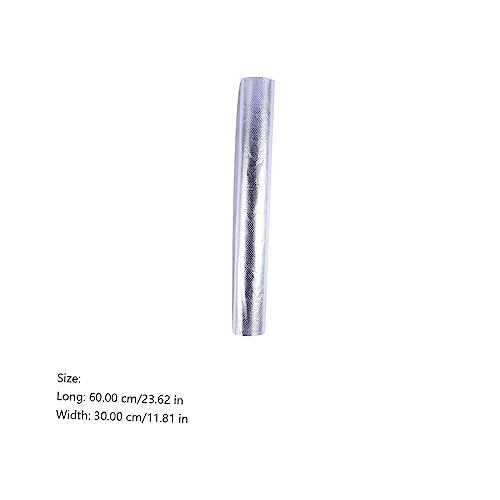 JECOMPRIS Aluminum Foil Heat Transfer Adhesive Tape Metallic Thermal Removable wallpaper