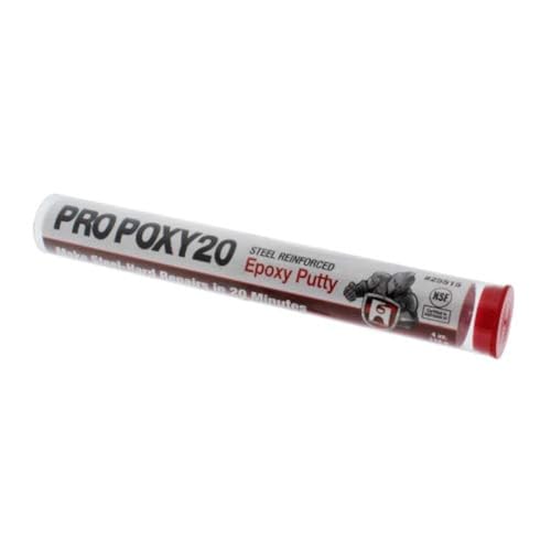 Oatey Hercules Pro Poxy 20 4 oz Epoxy Putty Dark GrayBlack