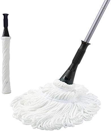 Eyliden Mop with 2 Reusable Heads for Great Floor Cleaning