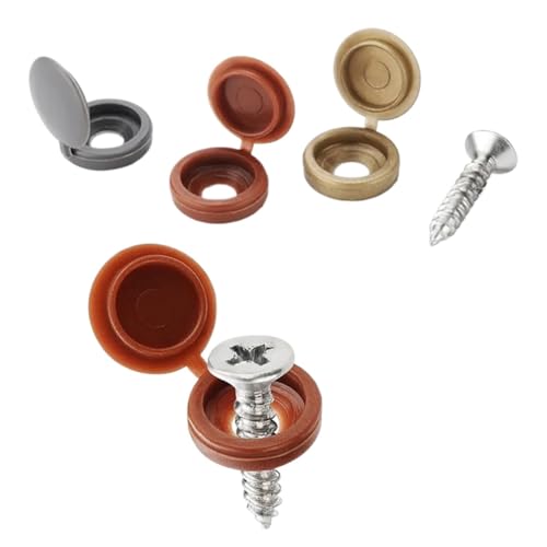 Sturdy Plastic Screw Cap Covers for DIY Projects