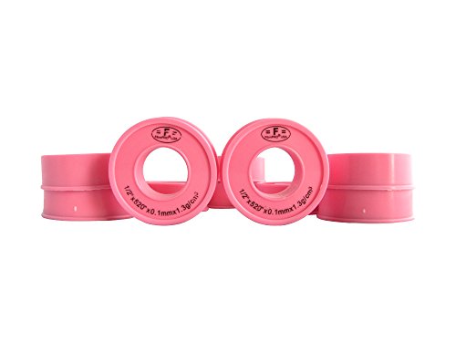 10-Pack Gas and drinking Water PTFE Sealant Tape 12x520 Pink