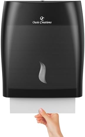 Oasis Touchless Dispenser - Black Smoke Wall-Mounted 500 Paper Towels