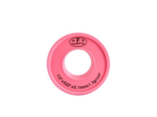 10-Pack Gas and drinking Water PTFE Sealant Tape 12x520 Pink