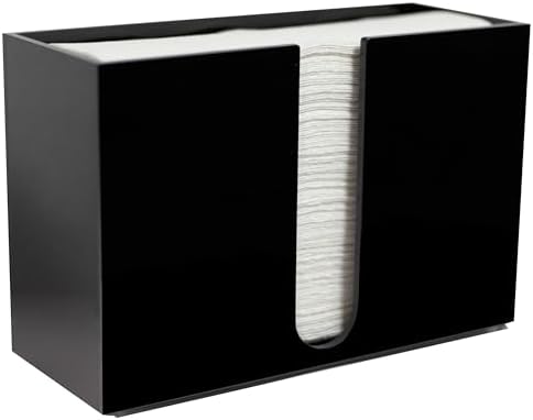 Doves On Clouds Multi-Fold Paper Towel Dispenser Black