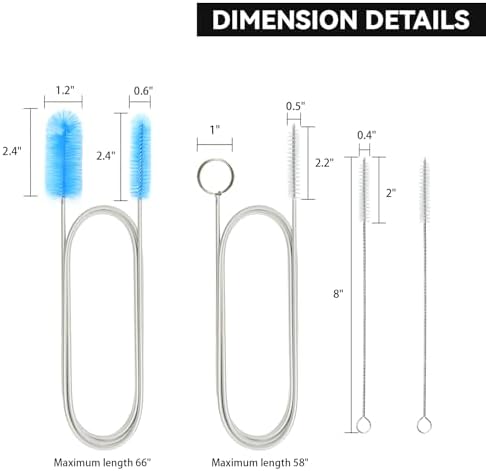 Mylan Soft-Handled Drain Brush Set