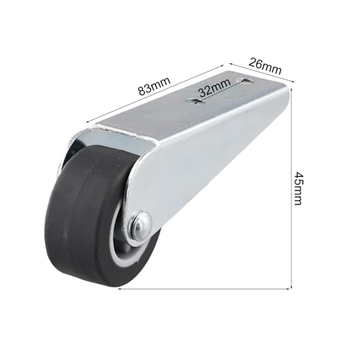 16-Inch Door Caster Replacement Wooden Door Droop Support