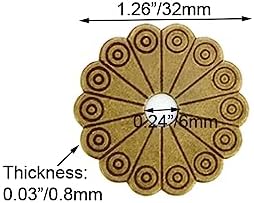 10-Piece Brass Backplate Washers