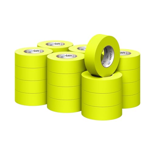 Pro Tapes 2-inch fluorescent yellow gaffer tape