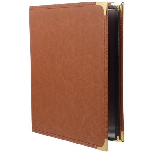 Premium Leather Menu Binder for Coffee Bars