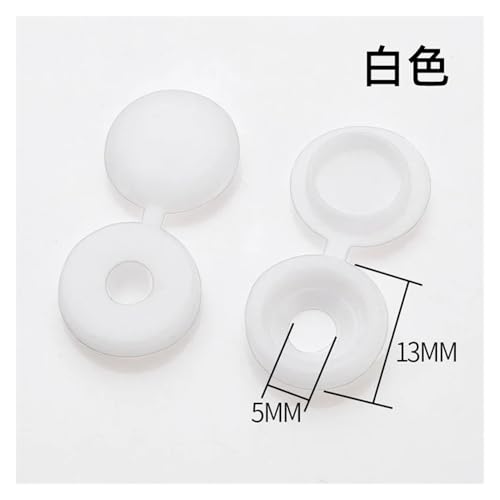 Sturdy Plastic Screw Cap Covers for DIY Projects