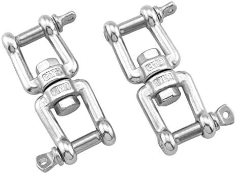 Double Swivel Rigging System Marine-Grade Stainless Steel