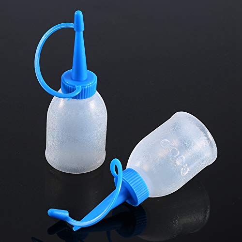 6-Pack 30ml Plastic Squeeze Bottles with Needle Tips