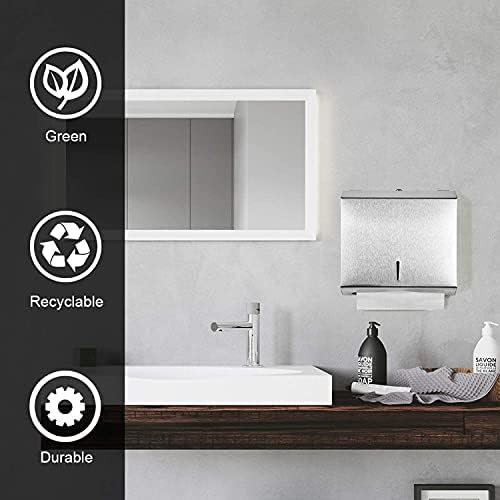 Wall-Mounted Commercial Paper Towel Dispo with Lock