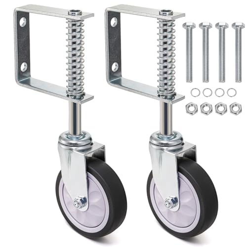 Heavy-Duty 220 lbs Capacity Easy to Use Gate Casters