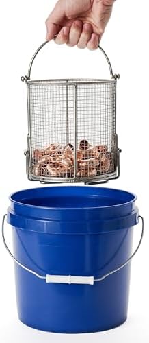 Efficient Metal Basket Swinging Handle 65x7-inch Durable Easy-to-Use