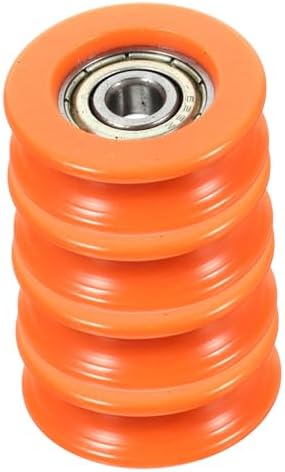 Amosfun Replacement Sliding Door and Gate Hardware 4pcs Groove Wheel Pulley