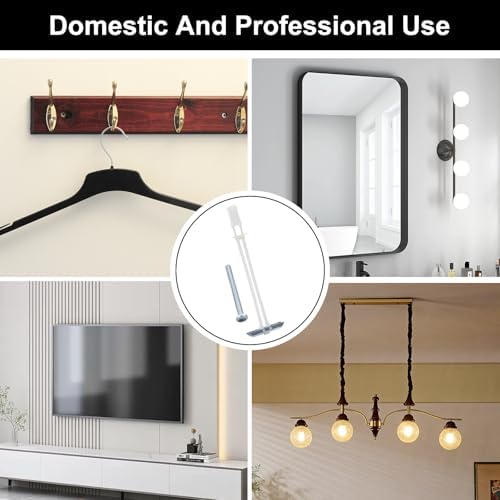 Rust-Resistant Heavy-Duty Drywall Anchors for TV Mounting