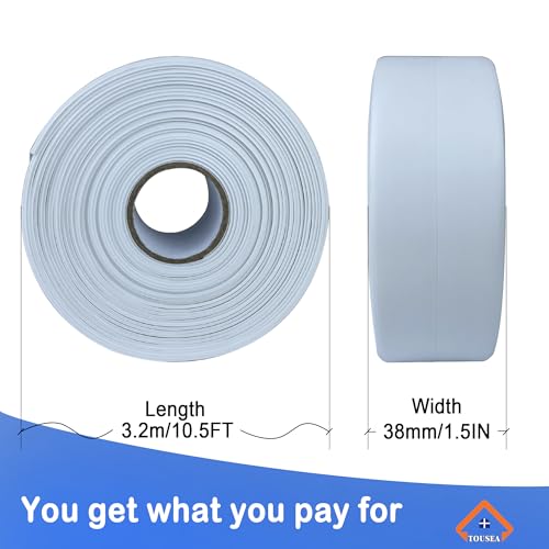 White Caulk Tape - Durable Adhesive bathroom seal