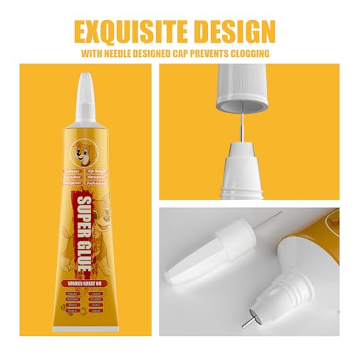 21oz Clear Super Gel Glue Easy to Use Durable