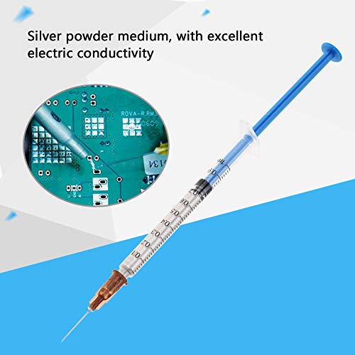 Walfront Silver Thermal Paste Glue for Keyboard PCB Repair