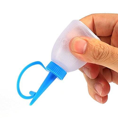 6-Pack 30ml Plastic Squeeze Bottles with Needle Tips