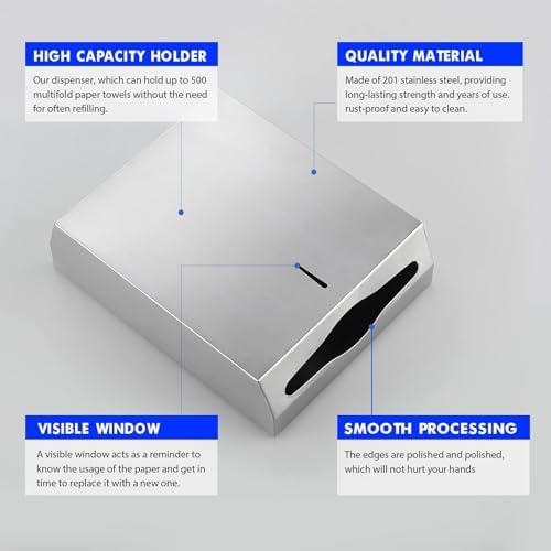 Gorlary - Touchless Wall-Mount Dispenser for Restaurant or Commercial Use