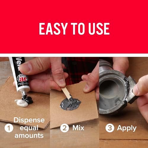 J-B Weld KwikWeld K8276 Quick-Setting Steel Reinforced Epoxy Dark Grey