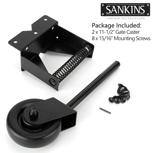 SANKINS Spring-Loaded Gate Caster 220 lbs Capacity 4