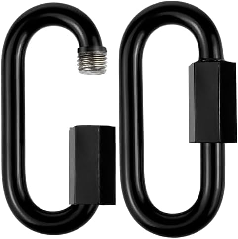 304 Black Stainless Steel Quick Links D Shape Locking Chain Tool