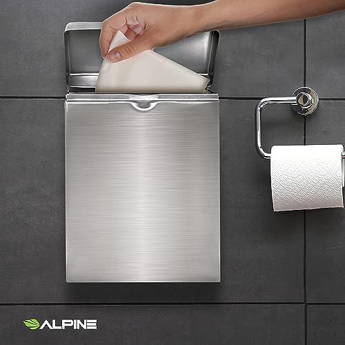 Wall-Mounted Sanitary Napkin and Tampon Holder