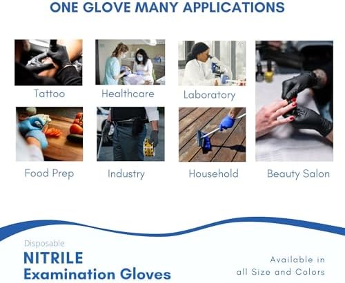 Reliable Durable and Chemically Tested Nitrile Exam Gloves