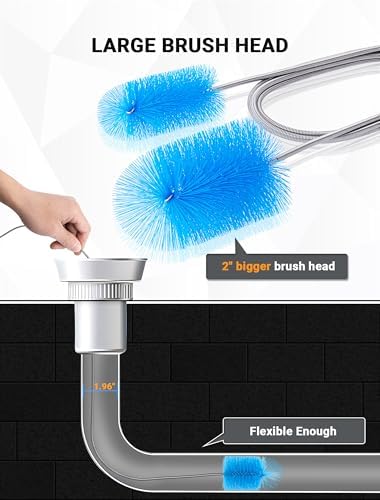 Multi-Sized Large Drain Brush for