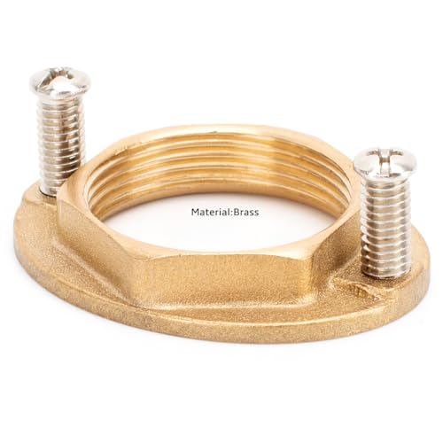 Clouhead 4 Set Brass Faucet Lock Nut Inner Diameter 32mm