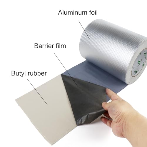 BOMEI PACK Waterproof_butyl Tape for Roof Flashing Gutter and More