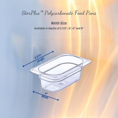 Carlisle FoodService Products Spoonable Food Pan with Polycarbonate