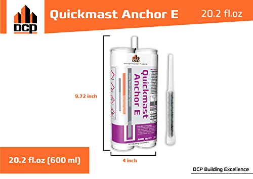Quickmast Epoxy Concrete Anchor System 2-Pack for Rebar Threaded Rods