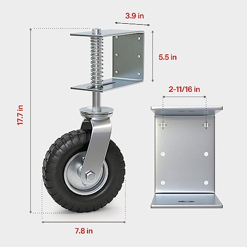 Effortless Gate Wheel for Heavy-duty Use