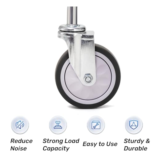 Heavy-Duty 220 lbs Capacity Easy to Use Gate Casters
