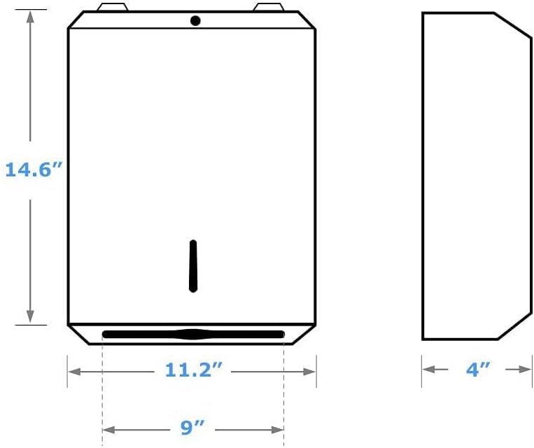 Gorlary - Touchless Wall-Mount Dispenser for Restaurant or Commercial Use