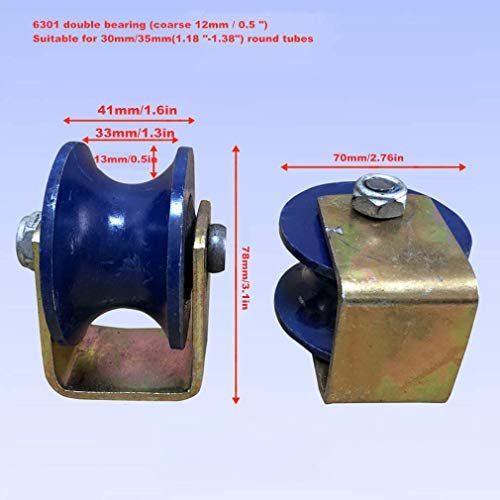 U-Groove Rolling Gate Track 70mm