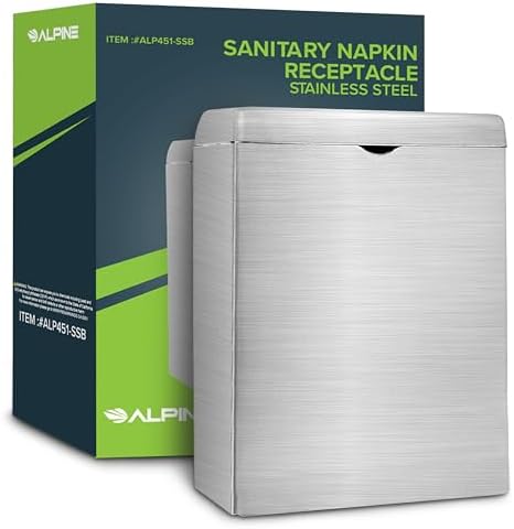 Wall-Mounted Sanitary Napkin and Tampon Holder