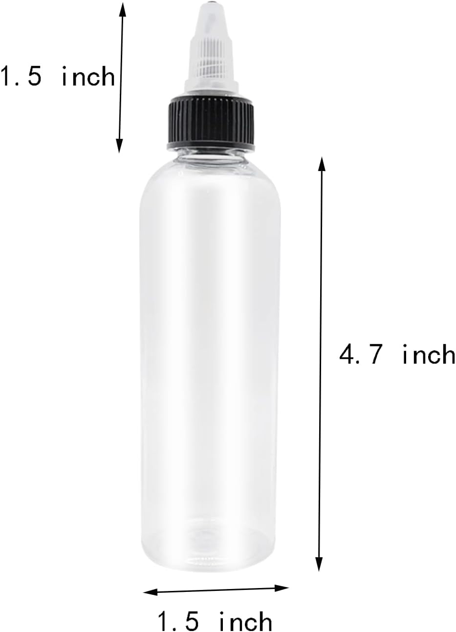 6-Piece 4oz Dispensing Bottles for Lab