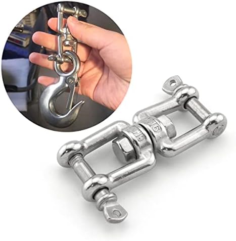 Double Swivel Rigging System Marine-Grade Stainless Steel