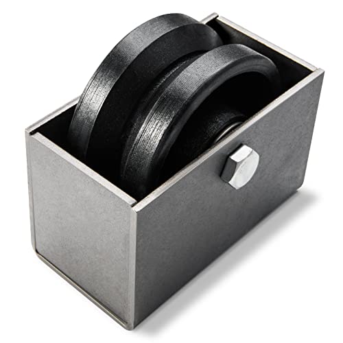 Durable 800 lb V-Groove Cast Iron Wheel