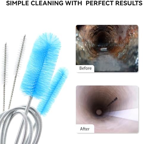 Mylan Soft-Handled Drain Brush Set