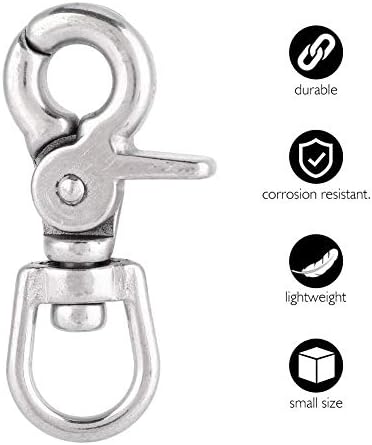 Stainless Steel Swivel Eye Bolt for Key Chains