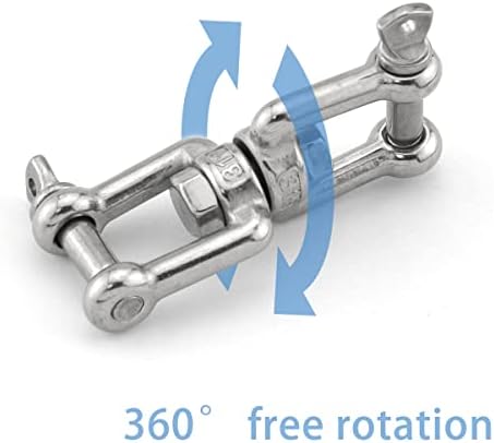 Double Swivel Rigging System Marine-Grade Stainless Steel