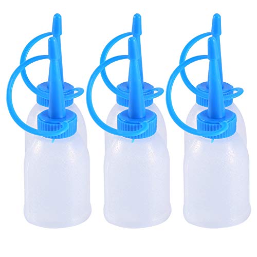6-Pack 30ml Plastic Squeeze Bottles with Needle Tips
