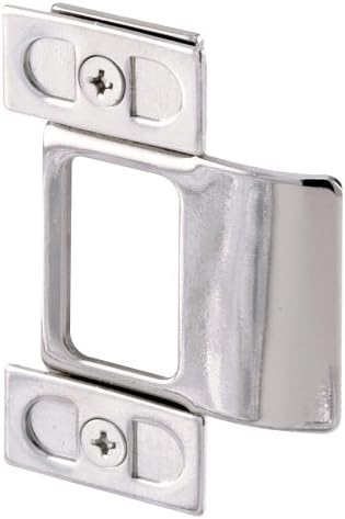 Adjustable Door Strike Set 2-Piece Chrome-Plated Single Pack