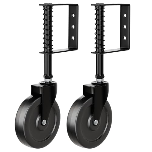 Durable 5 Spring Loaded Gate Caster Heavy Duty for Wooden Metal Fences